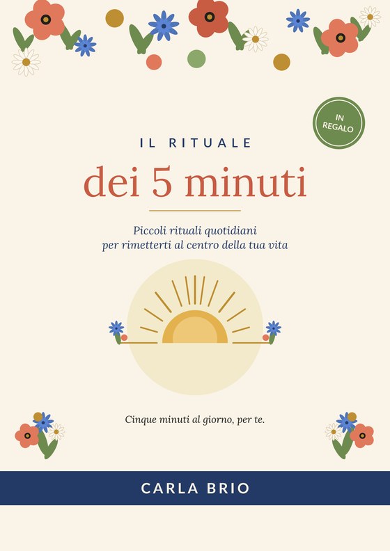 Copertina del bonus Il Rituale dei 5 Minuti